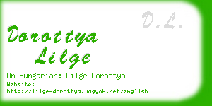 dorottya lilge business card